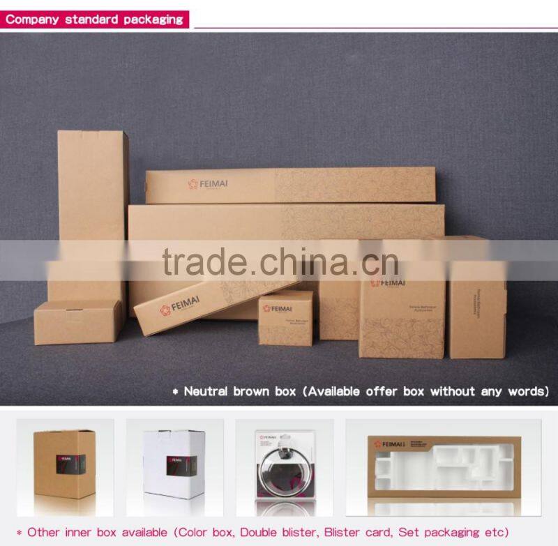 Functional Bathroom Accessories Stainless Steel Double Toilet Paper Towel Holder