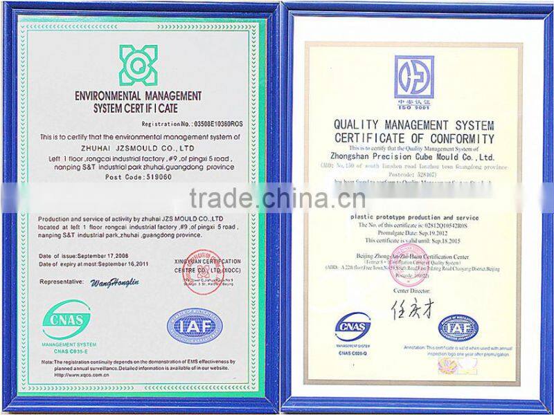 plastic injection molding for acrylic mould