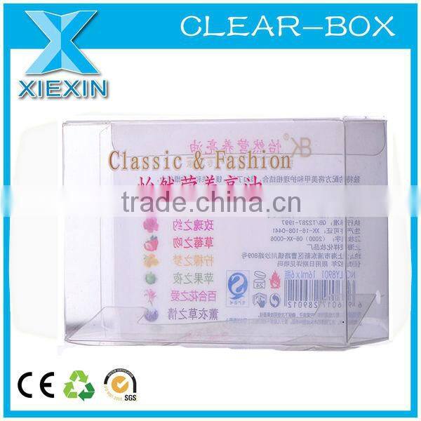 cheap discount PVC printing clear face mask packaging box