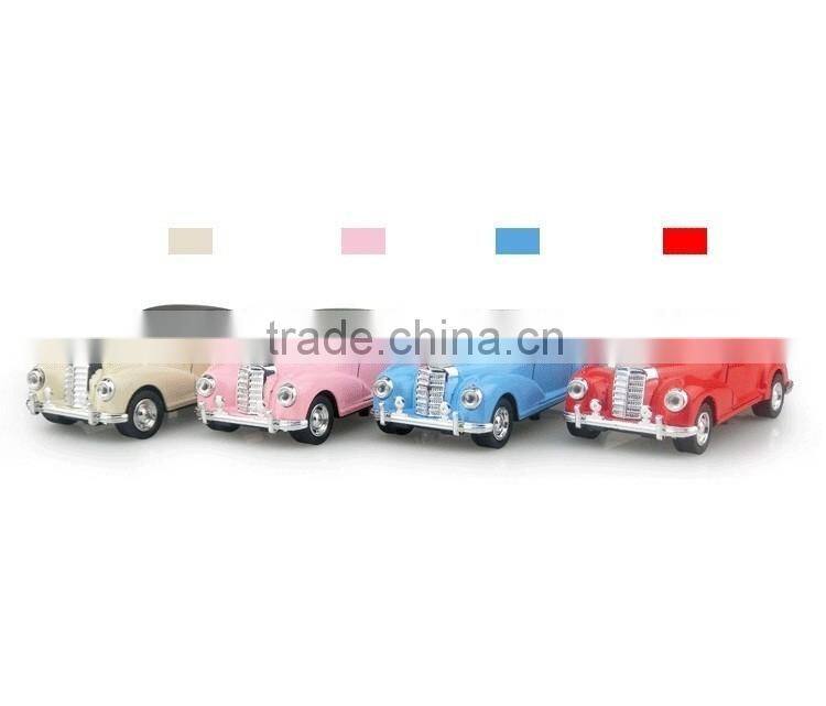 Retro Mini Vehicle Model Car toy with music & Light