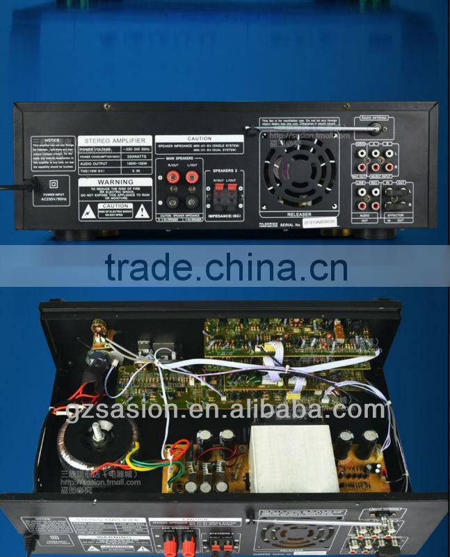 Sasion AV-608 digital stereo echo audio professional power amplifier hot sale