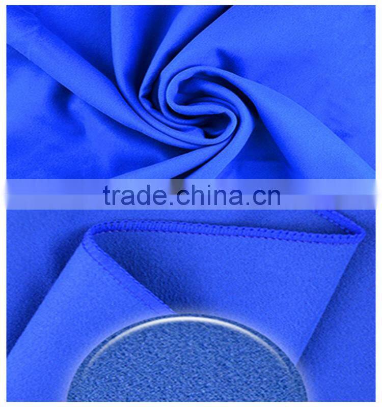 Wholesale suede Fast Drying Compact Absorbent Sport Bath Outdoor Gym travel towel micro fiber