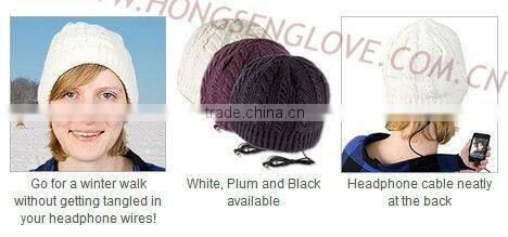 HSH 005 BEST NEW I-music winter cap hat