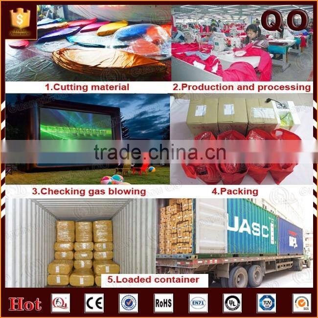 2016 High quality advertising board inflatable projection screen