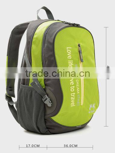 Outdoor backpack with high quality casual travelling sports backpack