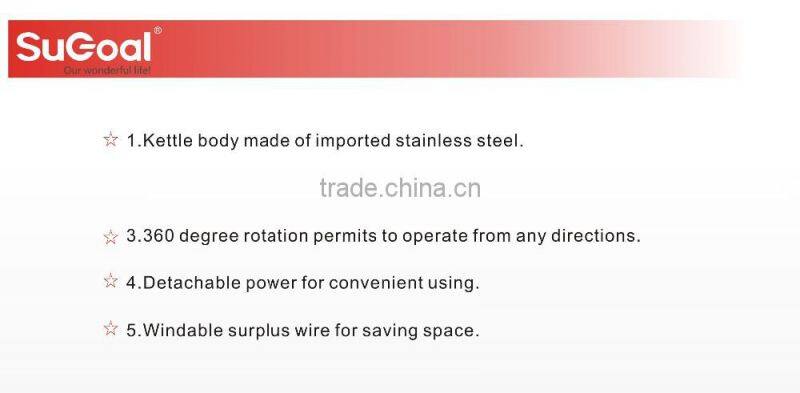 2016 high quality small kitchen appliance electrical boiler