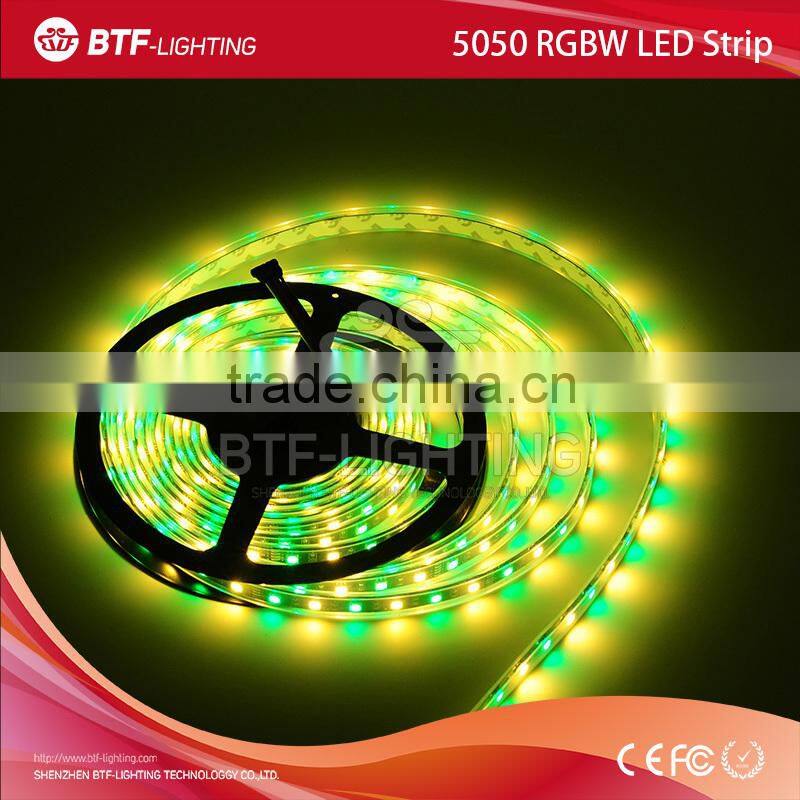 5m 5050 RGBW led strip 60leds/m RGB+Warm White led strip Tube-Waterproof IP67 DC12V SMD 5050 Mixed RGB color