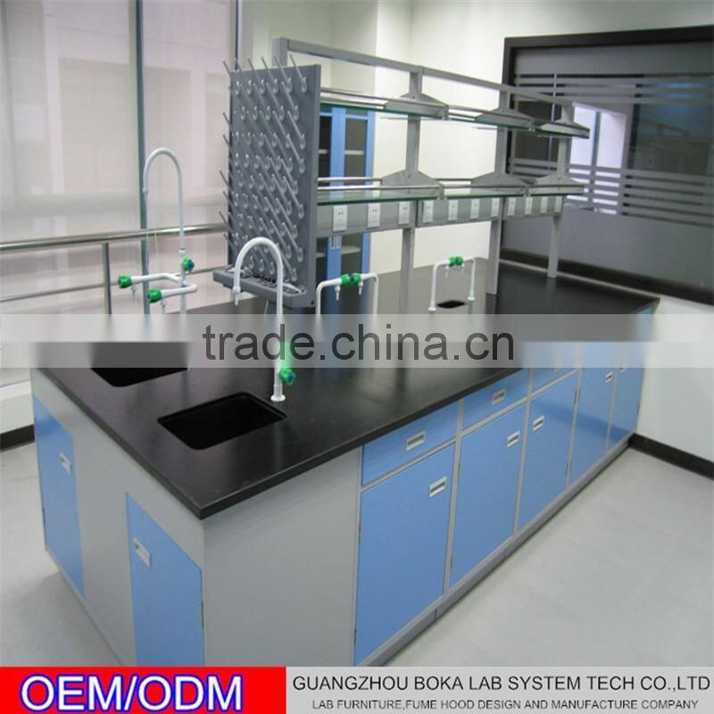 Customized epoxy resin resistant worktop for lab bench