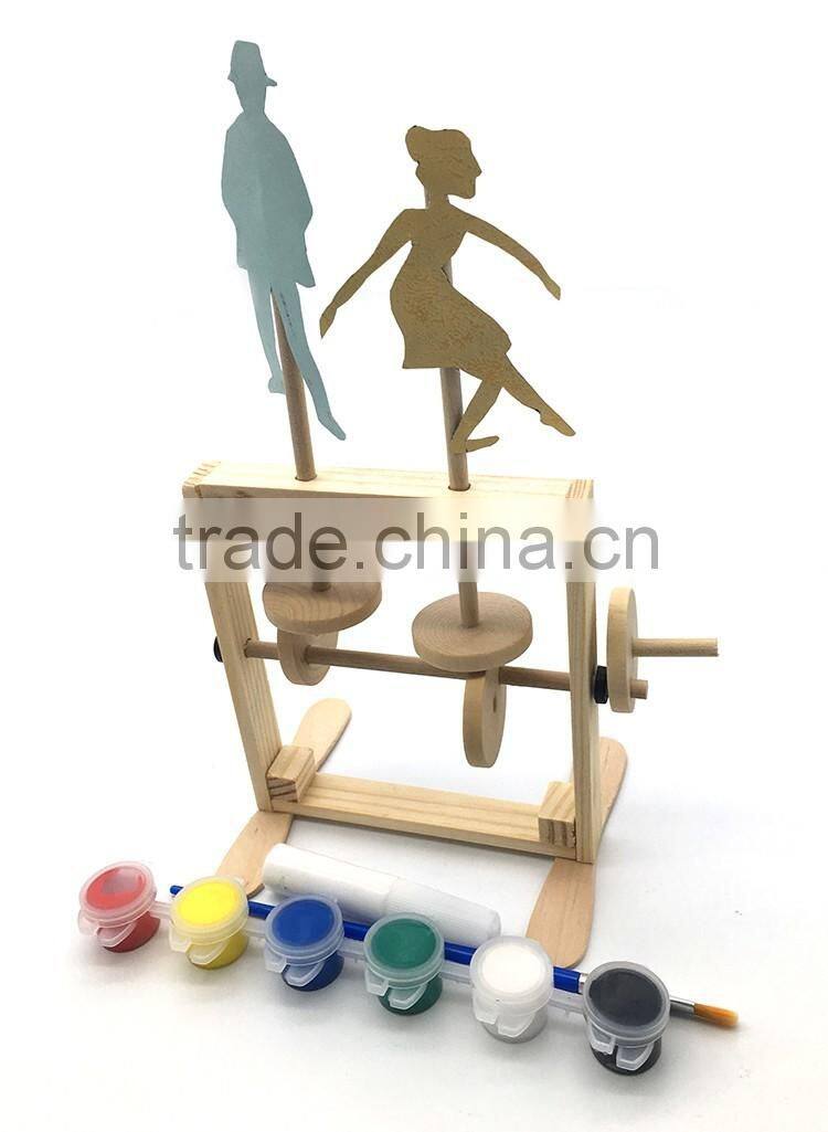 3D Puzzle Spin Couple Dancer Educational Science Kits