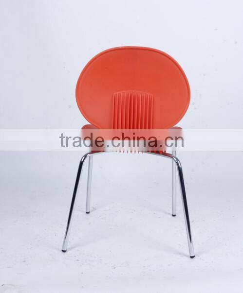 factory wholesale stacking fast food plastic dining chairs 1018