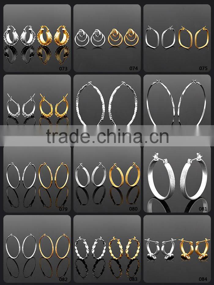 Alibaba Express Wholesale Stainless Steel Gold Cuff Turkey Earring