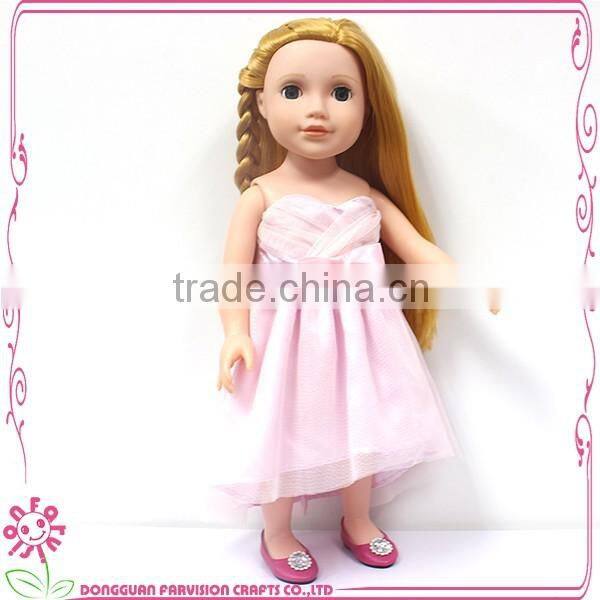 factory handmade 18 inch fashion vinyl dolls