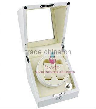 Wholesale white wooden watch winders with high quality