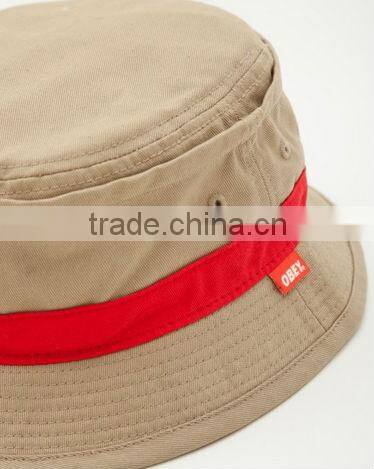 blue simple causal hat with sun-proof and ventilate bucket cap and hat
