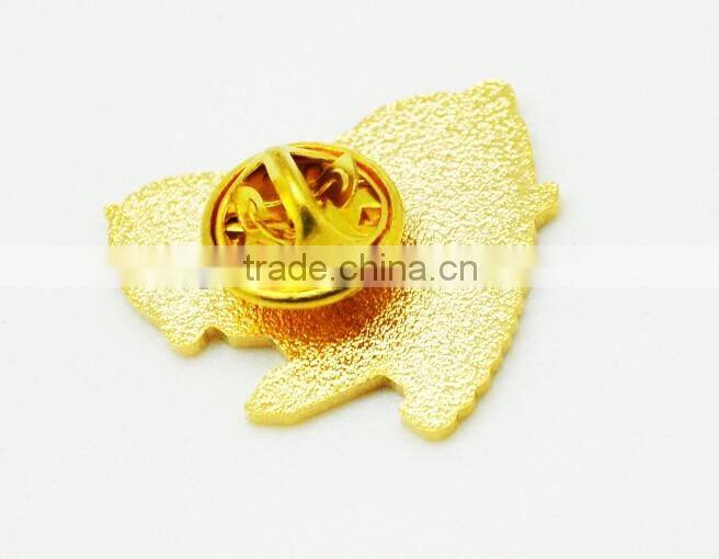 High quality cheap personalised enamel gold lapel pins