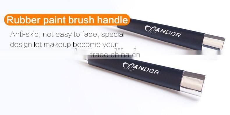 Private label makeup brushes golf shape handle makeup brush set