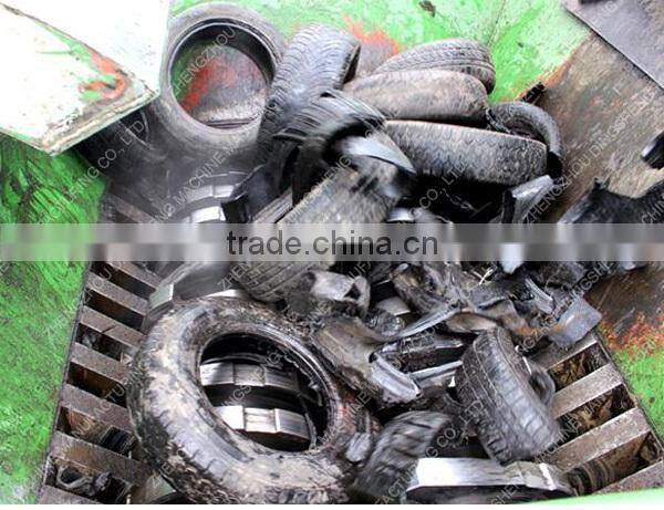 Commercial use two roller rubber tire crusher