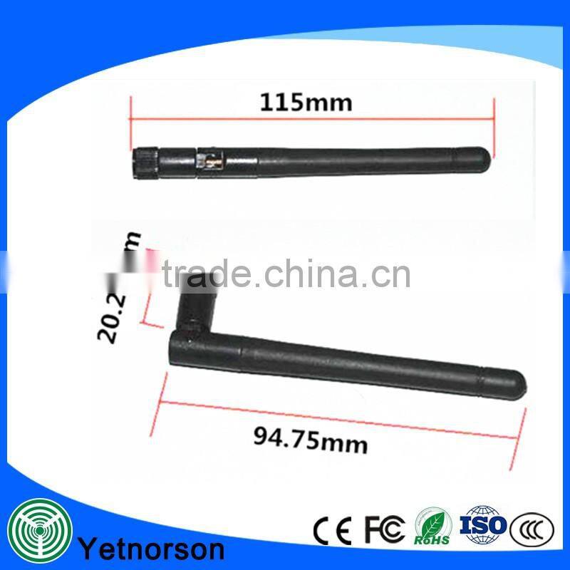 mini 433MHz whip Antenna 3dbi external rubber 433 MHz antenna with SMA connector