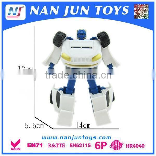 Hot selling High Quality Plastic car transform robot toy for fun