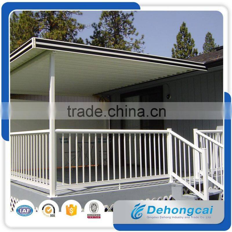 Customized Deluxe Curve Galvanized Wrought Iron Balcony Railing/Steel Balcony Balustrade Handrails