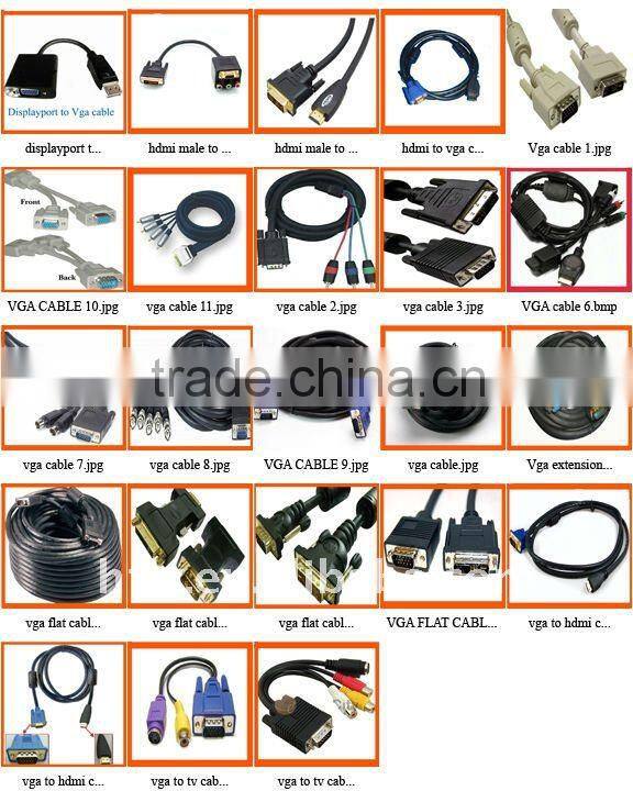 scart to 15 pin vga cable