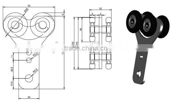 Newest High Performance stainless steel boat trailer pulley