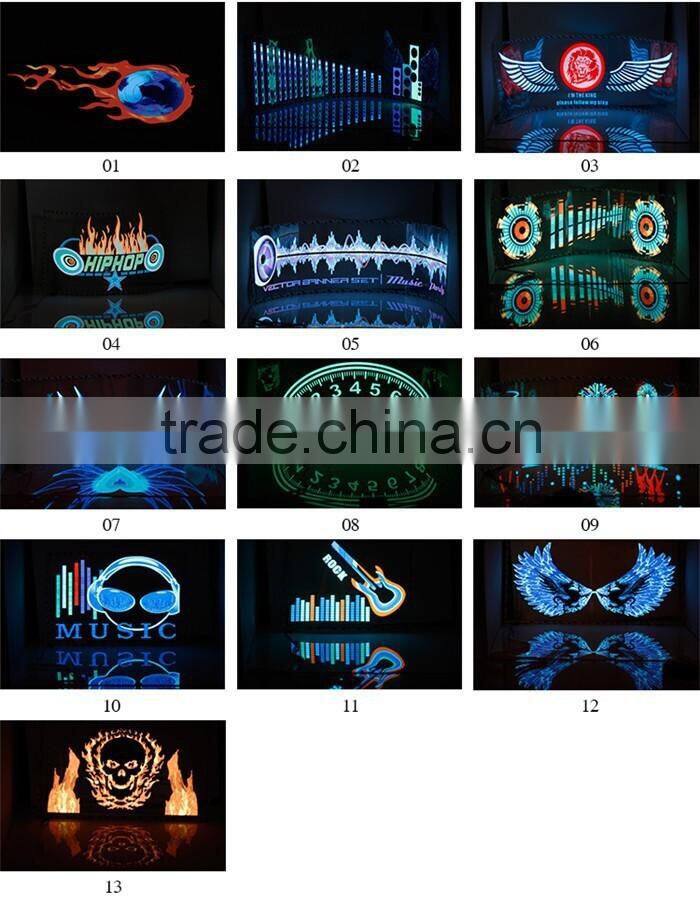Hot Sale Customize Car Decoration Sticker Design of Car Rhythm Music Led Light 12V