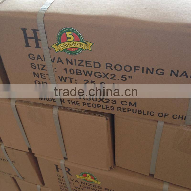 Competitive Zinc Roofing nail With Umbrella Head