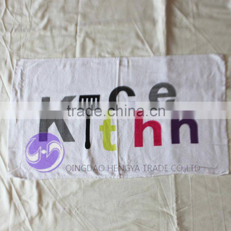 china wholesale factory direct cotton microfiber printed kitchen cleaning cloth