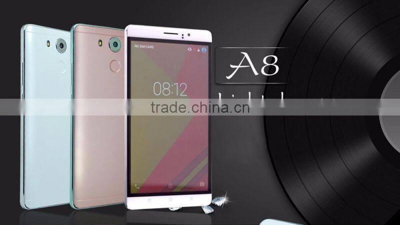 6.0'' Smartphone Android 5.1 MTK6580 Quad Core RAM 512MB ROM 4GB Unlocked 3G WCDMA GPS JKA8 Phone