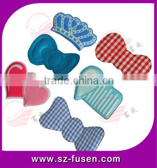 custom shape nylon hook and loop book strap