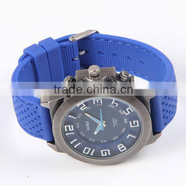 Young boy fashion silicone western wrist watches