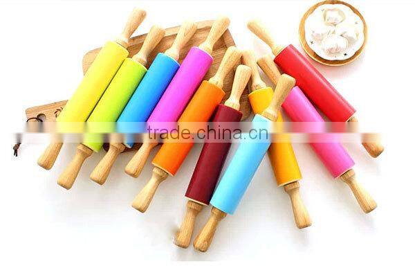 Food Safety Colorful Wholesale Hot Products Silicone Rubber Rolling Pin