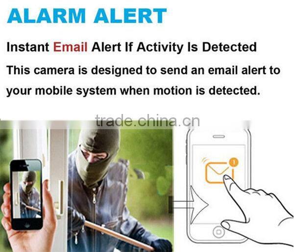 SD Card Outdoor Security HD 720P P2P Wifi IP Camera