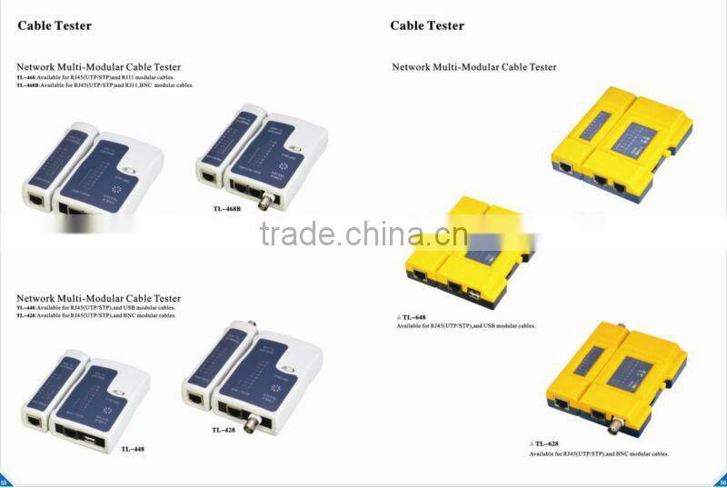 Network multi-modular cable tester