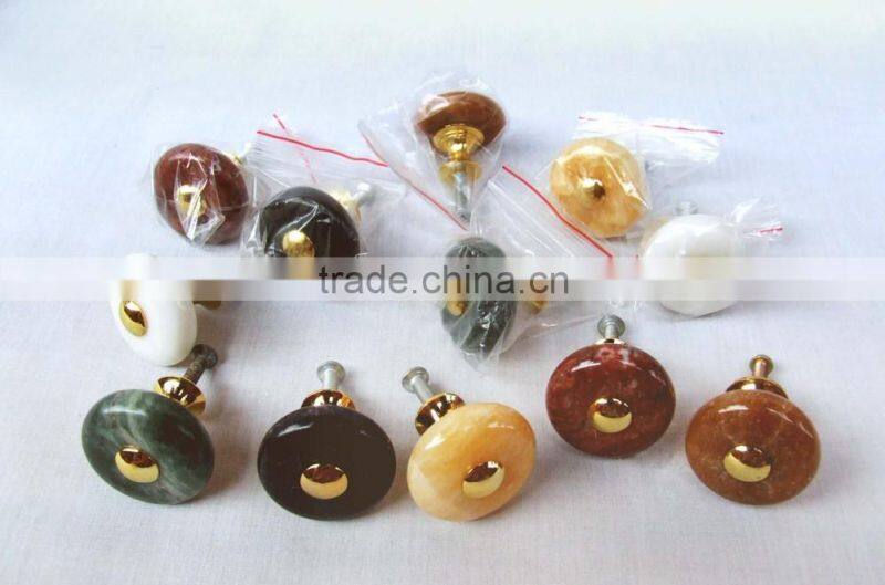 Eco-friendly new designed marble jade handles