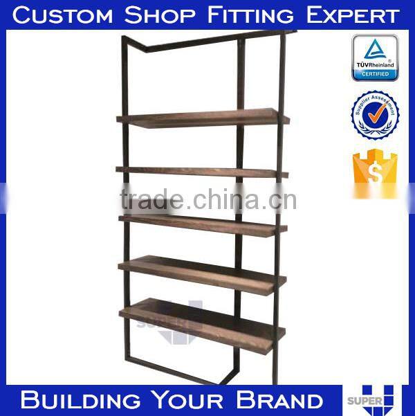 Countertop Wooden Wall Mounted Retail Display Shelving Units