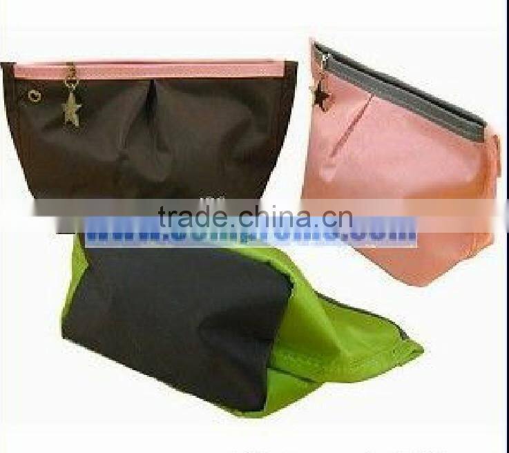 Promotional Satin PVC Hanging Cosmetic bag for gift
