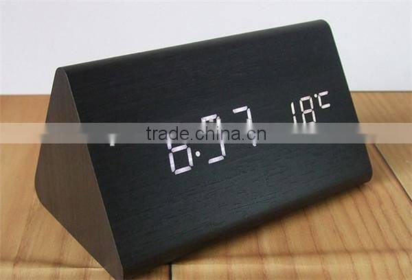 Wood Desk table clock for gift clock