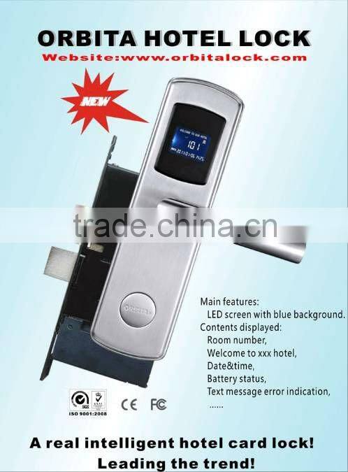 New hotel LED screen lock, digital lock, keyless card lock