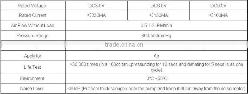 dc 3v mini air pump airbrush