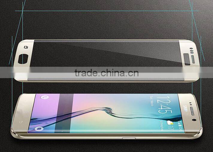 Full Protect Curved Tempered Glass Screen Protector For Samsung Galaxy S6 Edge