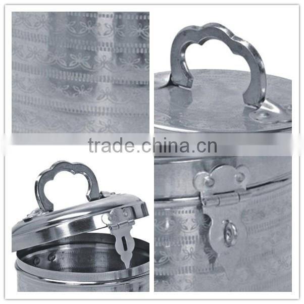 Aluminum sugar storage bin