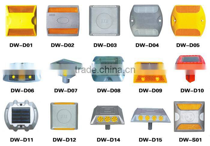 ABS, AS+ glass fiber road stud/spike safety products