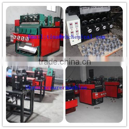 hot sale good quality of flat scourer making machine