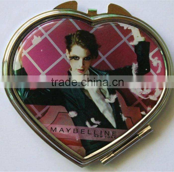 Colorful Crystal foldable mirror/double-sided makeup mirror/compact mirror