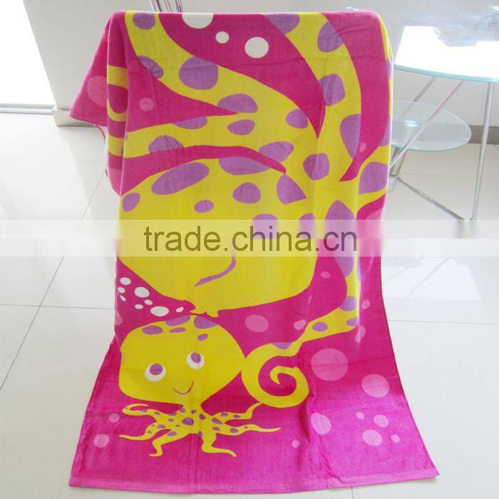 100% cotton velour printed scottish plaid beach towel plaid printed scottish beach towel