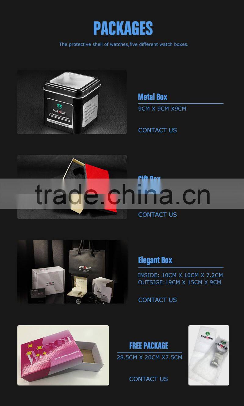 WEIDE Sport Band Watch Wrist Watch Collection PU Wholesale Price Men Watch Alibaba Express