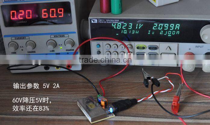 dc dc isolated buck module step down converter 32-72v 36v 48v to 5v 2A voltage regulator 100W