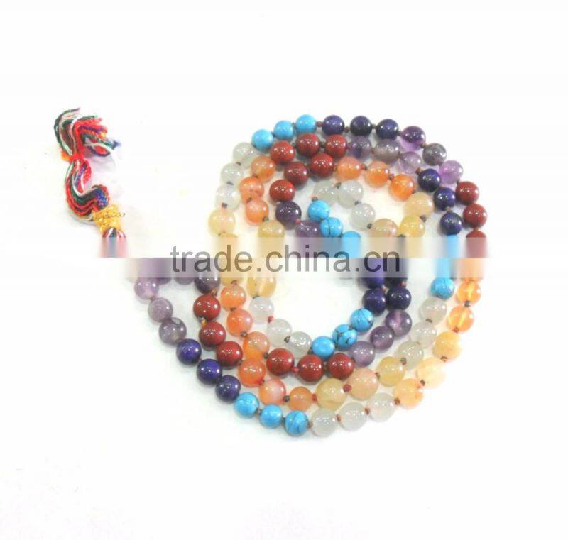 Rose Quartz Jap Mala : Wholesale Jap Mala : Handmade Agate 108 Beads Mala